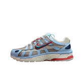 Nike P-6000 Gray and Light Blue Running Shoes