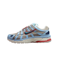 Nike P-6000 Gray and Light Blue Running Shoes