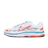 Nike P-6000 Silver and Orange Running Shoes