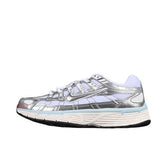 Nike P-6000 White and Silver Running Shoes