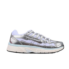 Nike P-6000 White and Silver Running Shoes