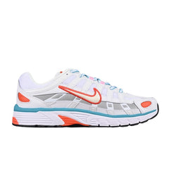 Nike P-6000 White and Silver Running Shoes