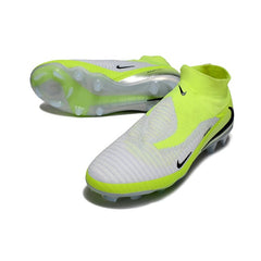 Nike Phantom 6 DF Elite Gray and Light Green Firm Ground FG Football Boot