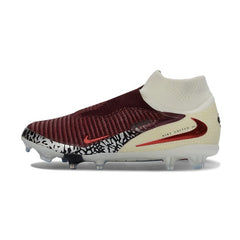 Nike Phantom 6 DF Elite White and Dark Red Pack Artificial Grass AG Kids Football Boot