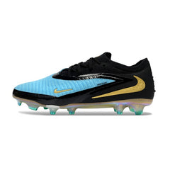 Nike Phantom 6 Elite Black, Blue and Golden Firm Ground FG Football Boot