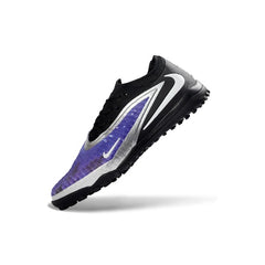 Nike Phantom 6 Elite Black Blue and Silver Turf TF Football Boot