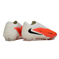 Nike Phantom 6 Elite By You White and Orange Firm Ground FG Football Boot