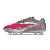 Nike Phantom 6 Elite Gray, Silver and Pink Firm Ground FG Football Boot
