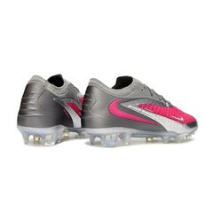 Nike Phantom 6 Elite Gray, Silver and Pink Firm Ground FG Football Boot