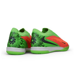 Nike Phantom 6 Elite Green and Red Indoor IC Football Boot