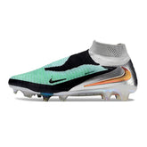 Nike Phantom 6 Elite Light Green and Silver Firm Ground FG Football Boot