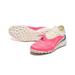 Nike Phantom 6 Elite Pink and Beige Turf TF Kids Football Boot