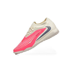 Nike Phantom 6 Elite Pink and Beige Turf TF Kids Football Boot