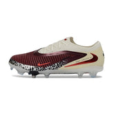 Nike Phantom 6 Elite White and Dark Red Kids Fim Ground FG Football Boot