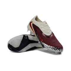 Nike Phantom 6 Elite White and Dark Red Kids Fim Ground FG Football Boot