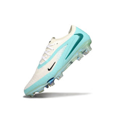 Nike Phantom 6 Elite White and Light Green Firm Ground FG Football Boot