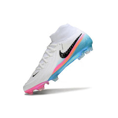 Nike Phantom Luna 2 Elite White Light Blue and Pink Firm Ground FG Football Boot