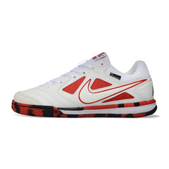 Nike SB Gato X Supreme White and Red Indoor IC Football Boot