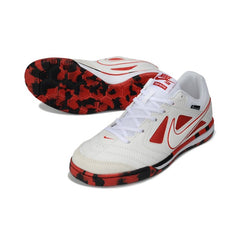Nike SB Gato X Supreme White and Red Indoor IC Football Boot