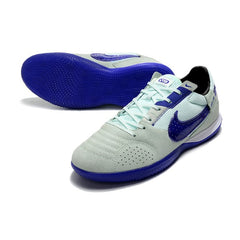 Nike Streetgato IC White Gray and Navy Indoor IC Football Boot