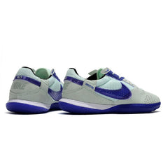 Nike Streetgato IC White Gray and Navy Indoor IC Football Boot