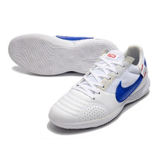 Nike Streetgato White and Blue Indoor IC Football Boot