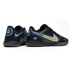 Nike Tiempo Legend 9 Elite Black Yellow and Blue Indoor IC Football Boot