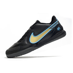 Nike Tiempo Legend 9 Elite Black Yellow and Blue Indoor IC Football Boot