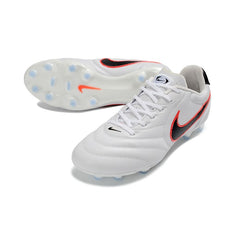 Nike Tiempo Ligera Pro White, Black and Red Firm Ground FG Football Boot