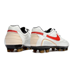 Nike Tiempo R10 Legend Elite White and Red Firm Ground FG Football Boot