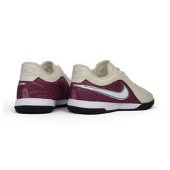 Nike Tiempo Reactgato Beige and Red Indoor IC Football Boot