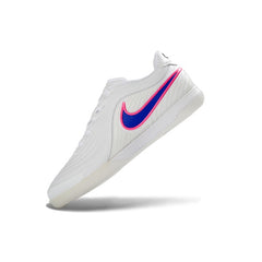 Nike Tiempo Reactgato White, Blue and Pink Indoor IC Football Boot