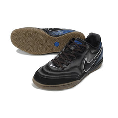 Nike Tiempo Streetgato Black and Blue Indoor IC Football Boot