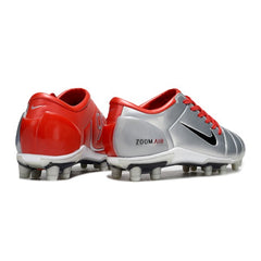 Nike Total 90 III Gray and Red Firm Ground FG Football Boot