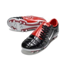 Nike Total 90 III Red and Black Firm Ground FG Football Boot