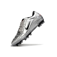 Nike Total 90 III Silver and Black Firm Ground FG Football Boot