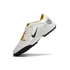 Nike Total 90 III Turf TF White and Gold Football Boot