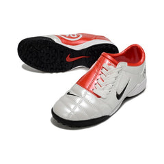 Nike Total 90 III Turf TF White and Red Football Boot