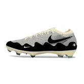 Nike x Patta Mercurial Vapor Elite Silver, Black and White Firm Ground FG Football Boot