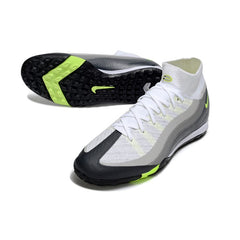 Nike Zoom Mercurial Superfly 10 Elite White and Grey Turf TF Football Boot