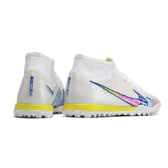 Nike Zoom Mercurial Superfly 9 Academy White and Multicolor Turf TF Football Boot