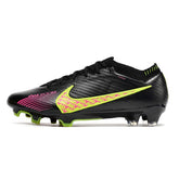 Nike Zoom Mercurial Vapor 15 Elite Black Green and Pink Firm Ground FG Football Boot