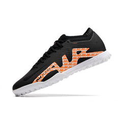 Nike Zoom Mercurial Vapor 15 Elite Black White and Orange Turf TF Football Boot