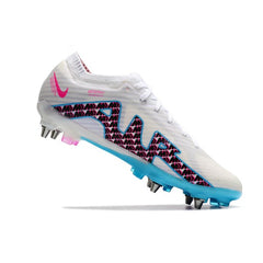Nike Zoom Mercurial Vapor 15 Elite Grey Blue and Pink Mixed Studs SG Football Boot
