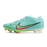 Nike Zoom Mercurial Vapor 15 Elite Light Blue and Green Firm Ground FG Football Boot