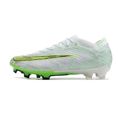 Nike Zoom Mercurial Vapor 15 Elite Silver and Green Firm Ground FG Football Boot