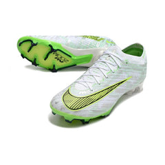 Nike Zoom Mercurial Vapor 15 Elite Silver and Green Firm Ground FG Football Boot