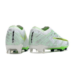 Nike Zoom Mercurial Vapor 15 Elite Silver and Green Firm Ground FG Football Boot