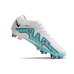 Nike Zoom Mercurial Vapor 15 Elite White Light Blue and Pink Mixed Studs SG Football Boot
