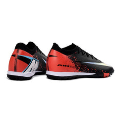 Nike Zoom Mercurial Vapor 16 Elite Black and Red Turf TF Football Boot